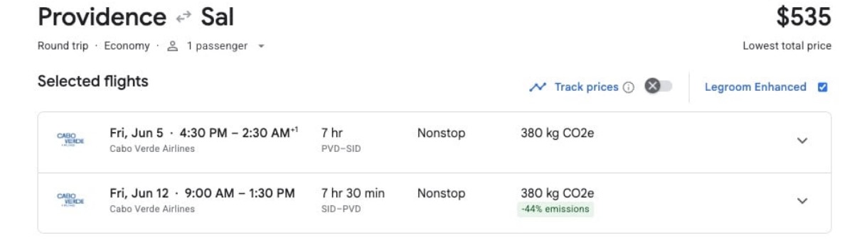 It's Not All Bad News: The Things in Air Travel I'm Excited About This Year 1 Cape Verde Providence to Cape Verde