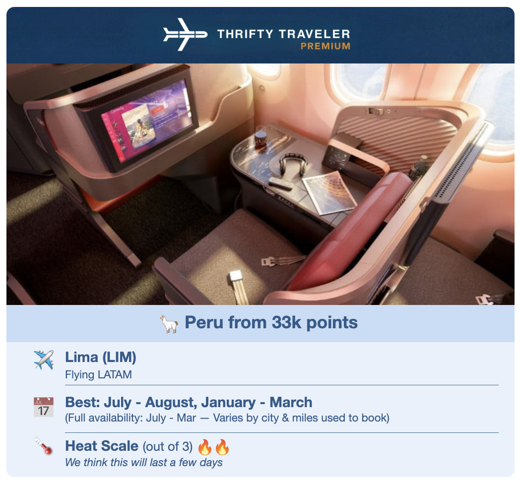 From Our Newsletter: Why Our Team Loves LATAM Biz Class (& How to Book It) 1 LATAM Biz Class flight deal - Thrifty Traveler Premium