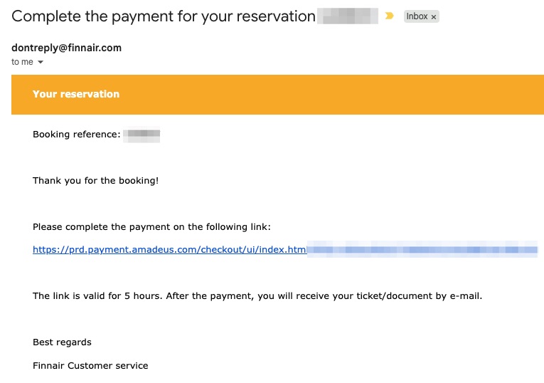How to Book Award Flights with Finnair Avios 14 Finnair email payment