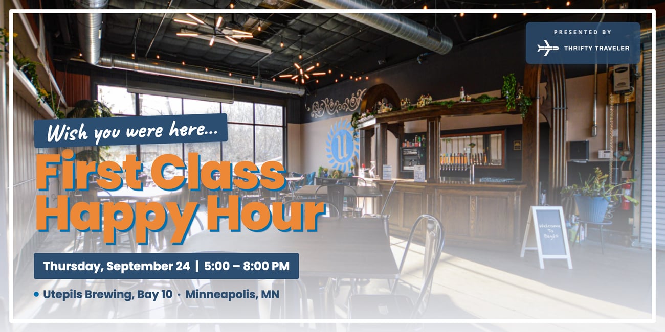 The Extra Mile, July 31: Testing Amex's New Transfer Partner, AA's Ugly Move & More 5 thrifty traveler first class event happy hour