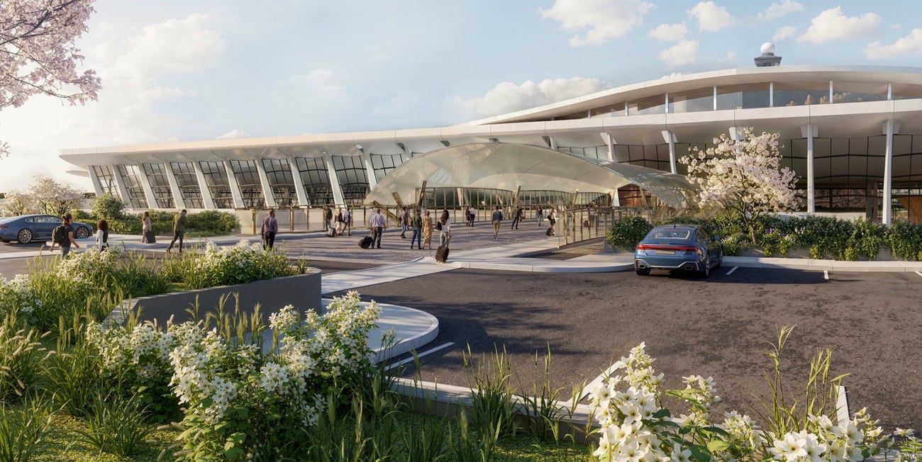 The Extra Mile, July 29: Inside Dulles's $20B Makeover, Booking Biz Class With 100K Chase Points & More 2 Rendering of Dulles airport renovations