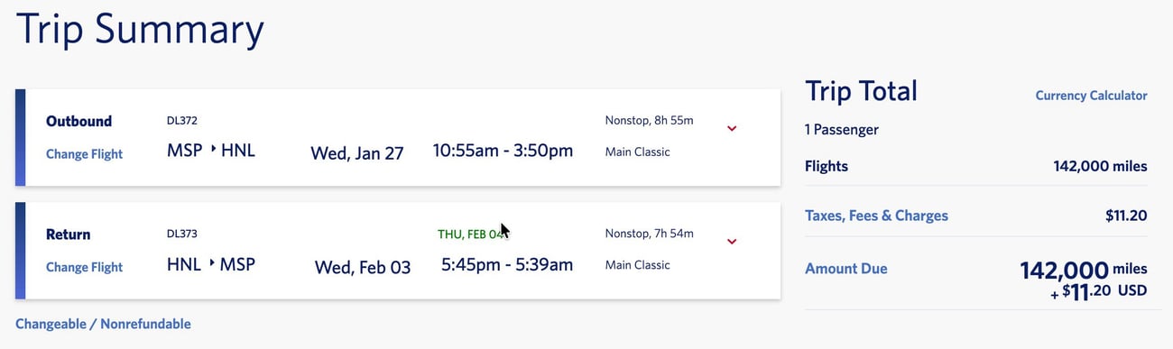 The Extra Mile, July 24: A Trick for Cheap Flights to Hawaii, Hong Kong from 29K SkyMiles Roundtrip & More 1 Delta SkyMiles award from MSP-HNL for 142,000 miles and $11