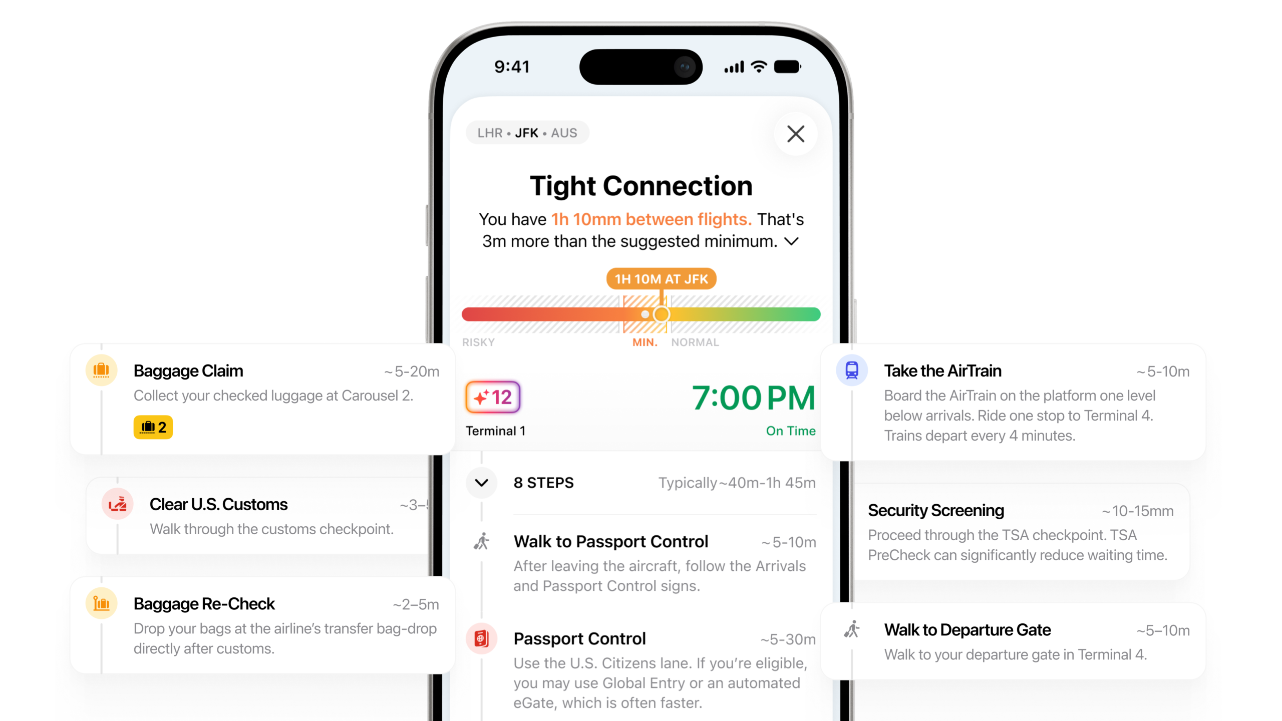 Flighty Upgrades 'Connection Assistant', Giving Step-by-Step Guidance and Gate Predictions 1 Flighty Connection Assistant
