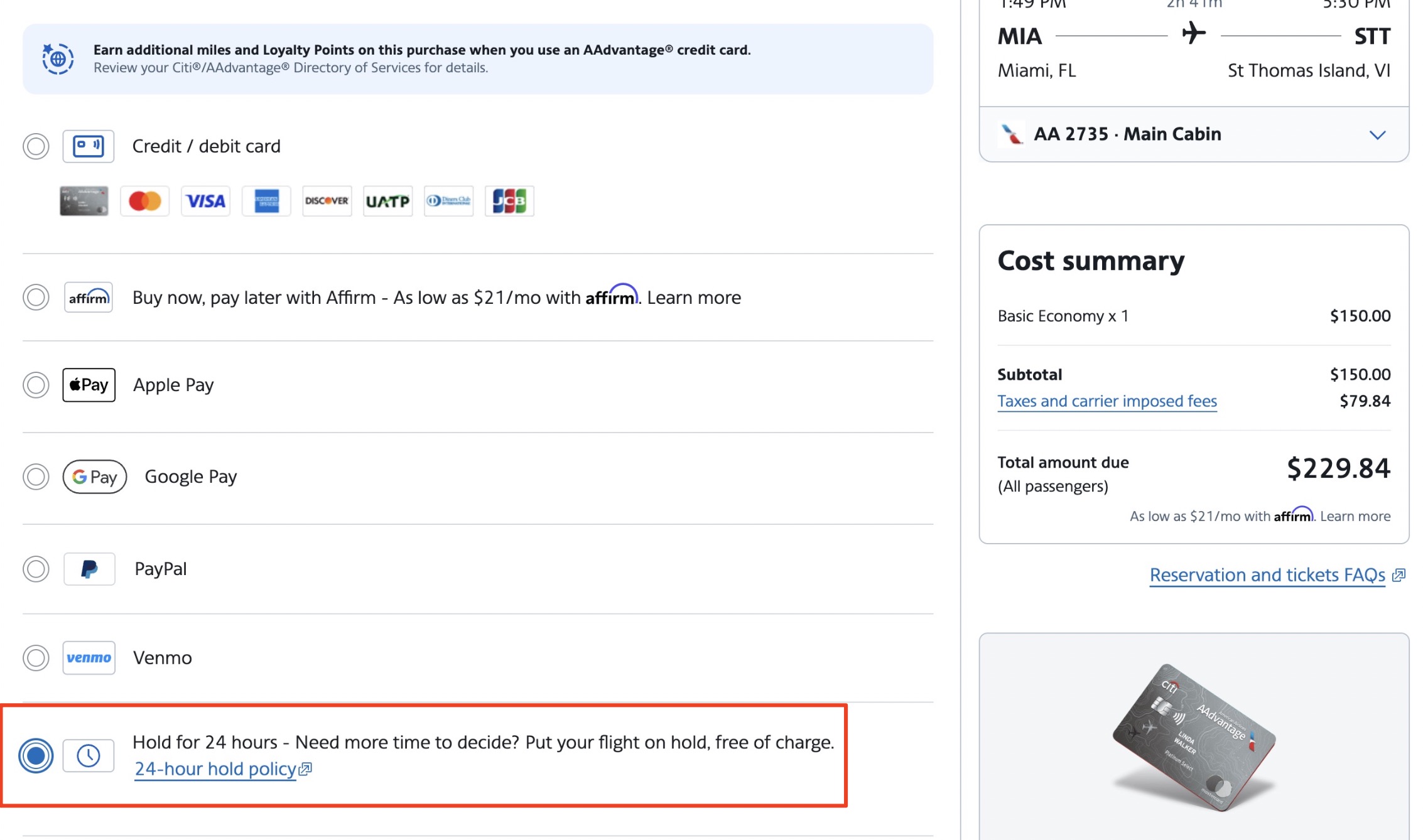 Lock in Your Price Before You Pay: What Airlines Offer 'Fare Holds'? 2 American fare hold