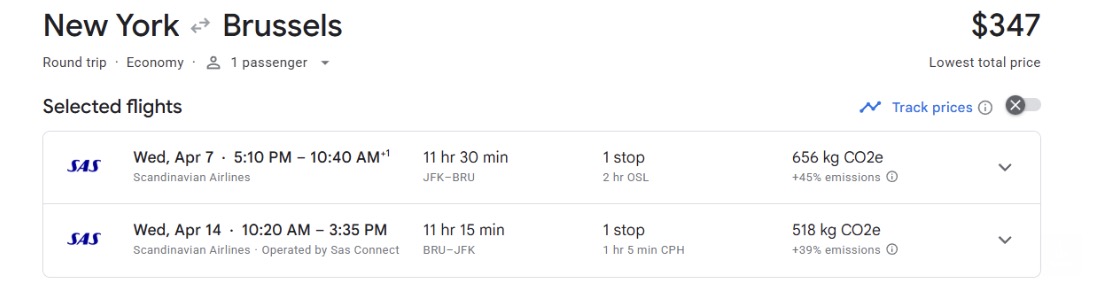 Airfare is Finally Dropping: Where to Find Cheap Flights (& Where Not To) 1 New York to Brussels airfare for $347 roundtrip