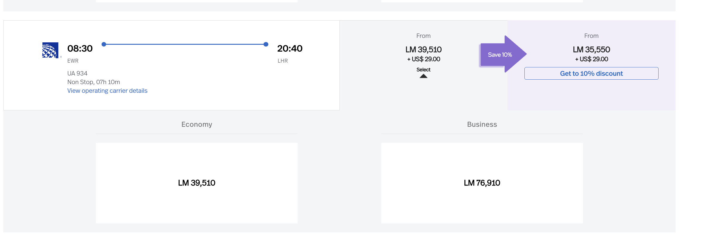 Act Fast: LifeMiles Drops Biz Class Rates for SWISS, United, & Other Star Alliance Partners 4 Newark (EWR) to London (LHR) with LifeMiles