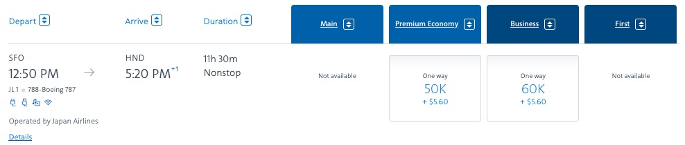 How to Fly Lie-Flat to Japan for 80K Points (Or Less!) 6 JAL business class award bookable for 60k AA miles