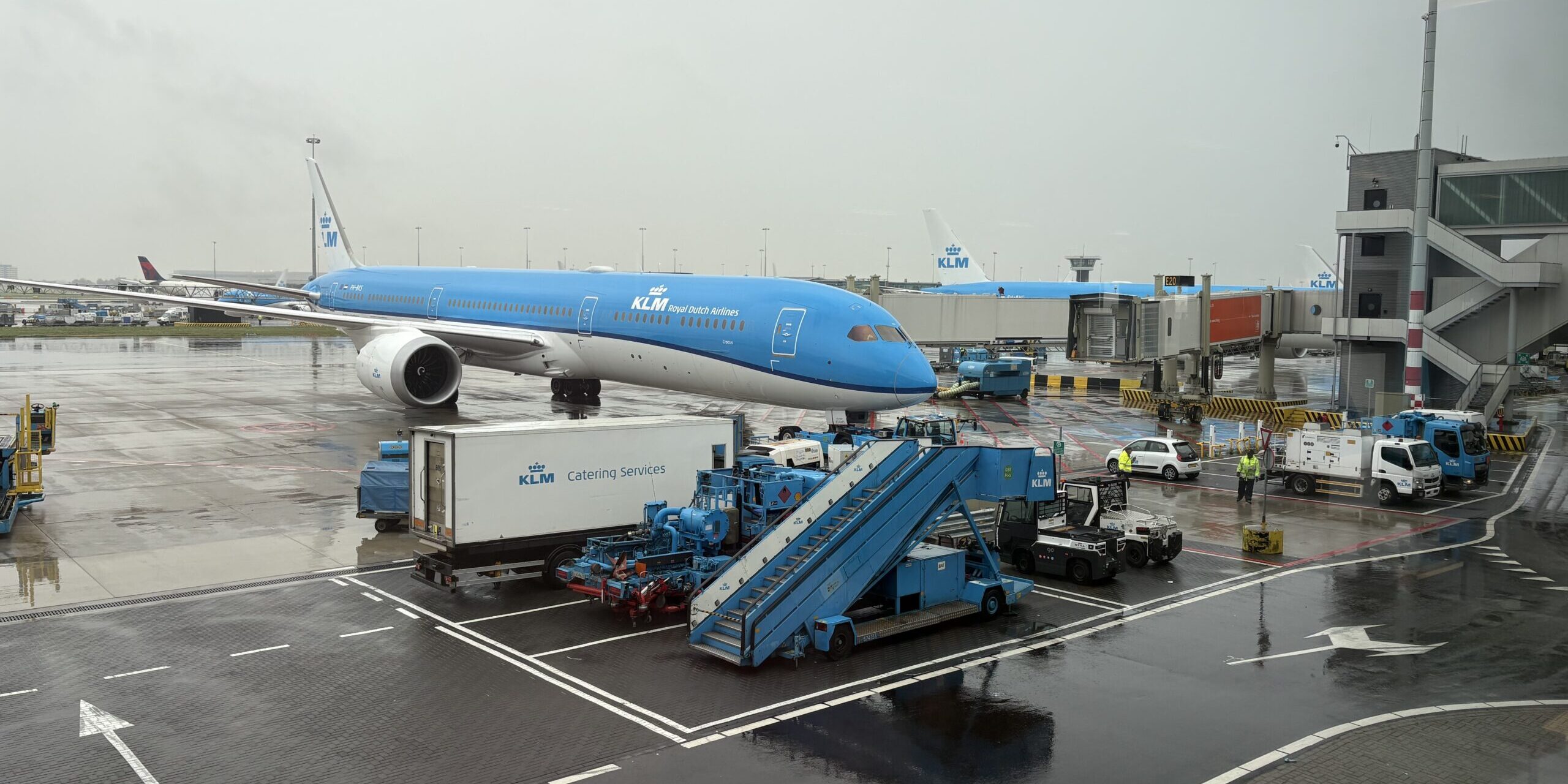 KLM Business Class Review: Solid Service & Food Makes Up for an Average Seat 8 KLM plane