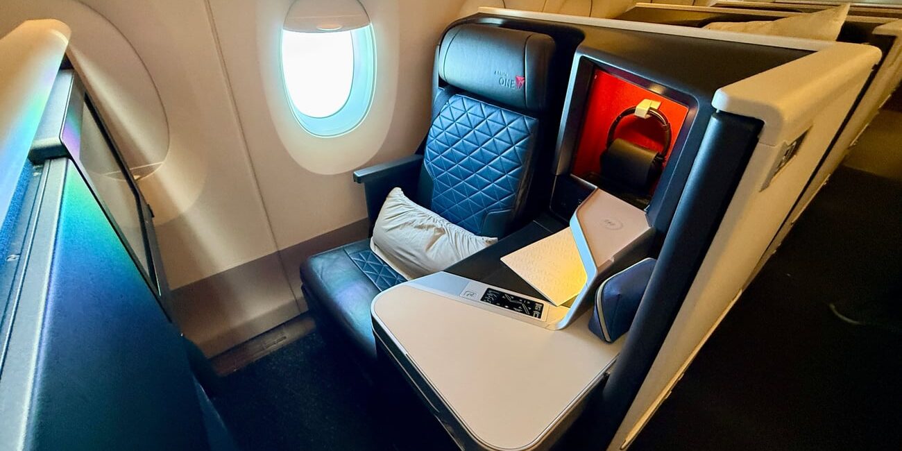 Delta One Suites on the Airbus A350