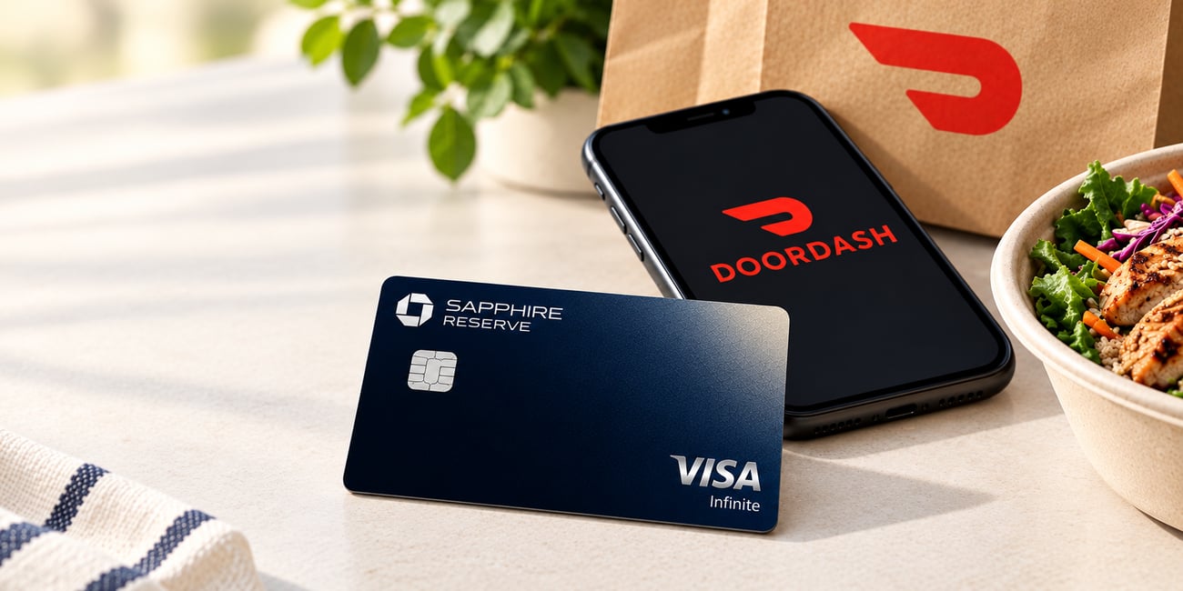 The Extra Mile, Sept. 10: Q&A with Flying Blue's New Boss, Aeroplan Card Changes & More 6 chase sapphire reserve card on counter near doordash app and bag