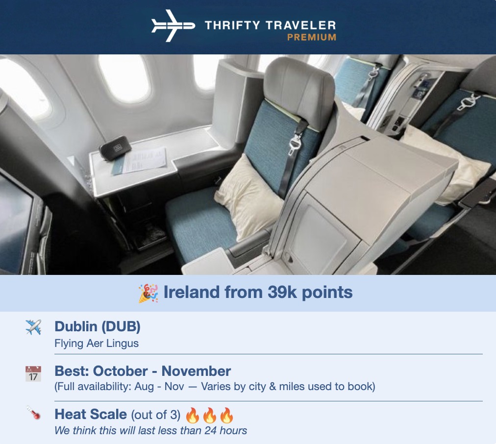Want to Fly Biz Class with Points? It's a Lot Easier With These Lesser-Known Airlines 1 Aer Lingus business class