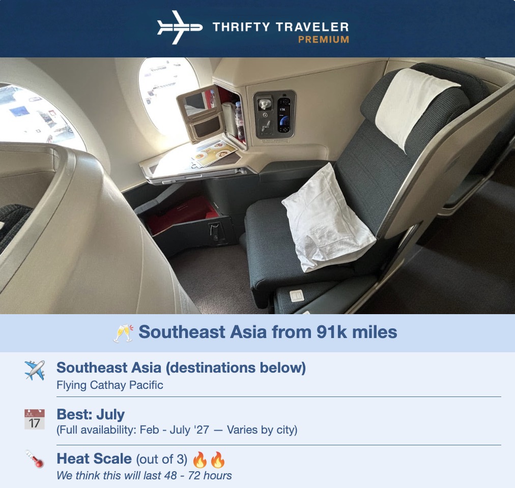 Want to Fly Biz Class with Points? It's a Lot Easier With These Lesser-Known Airlines 10 Cathay Pacific Asia Miles