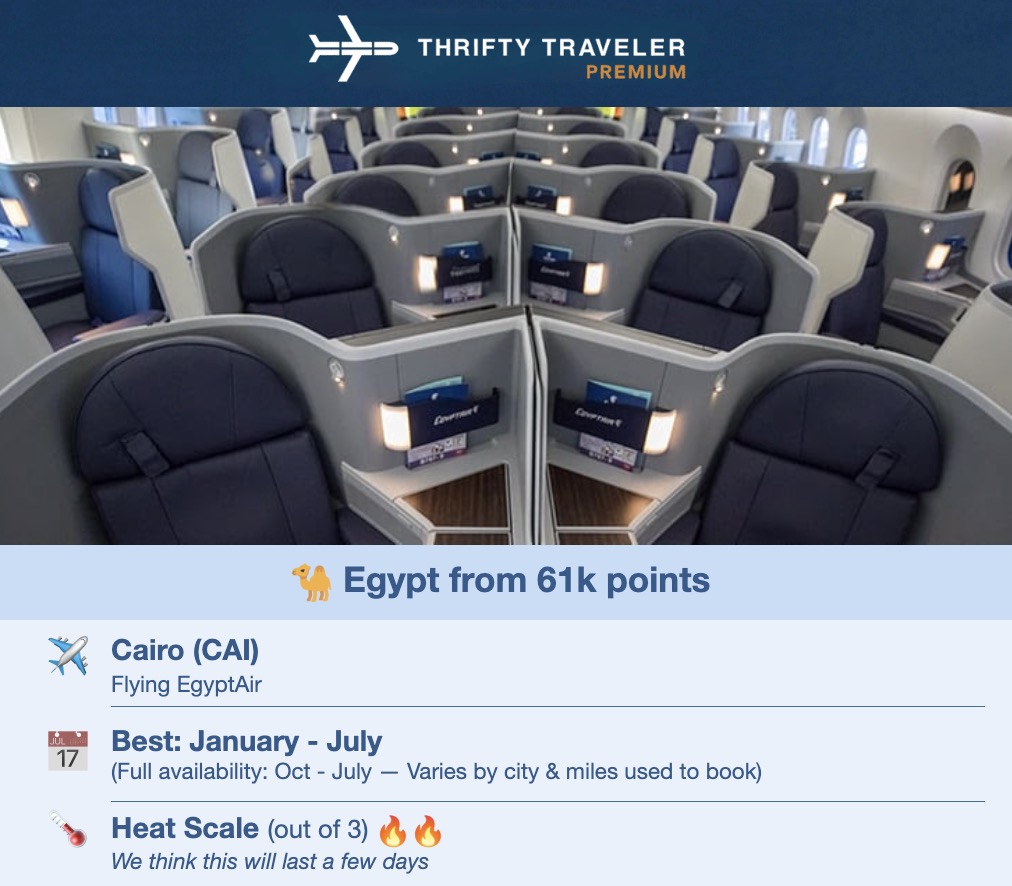 Want to Fly Biz Class with Points? It's a Lot Easier With These Lesser-Known Airlines 14 Egyptair business class