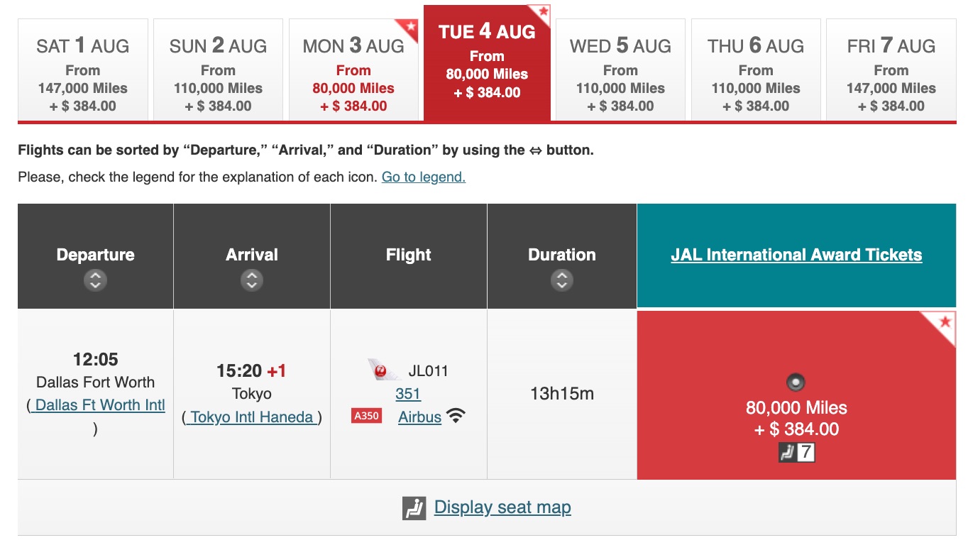 A 5-Star Flight to Tokyo: JAL's New A350 Business Class Suites 45 japan airlines business class award ticket