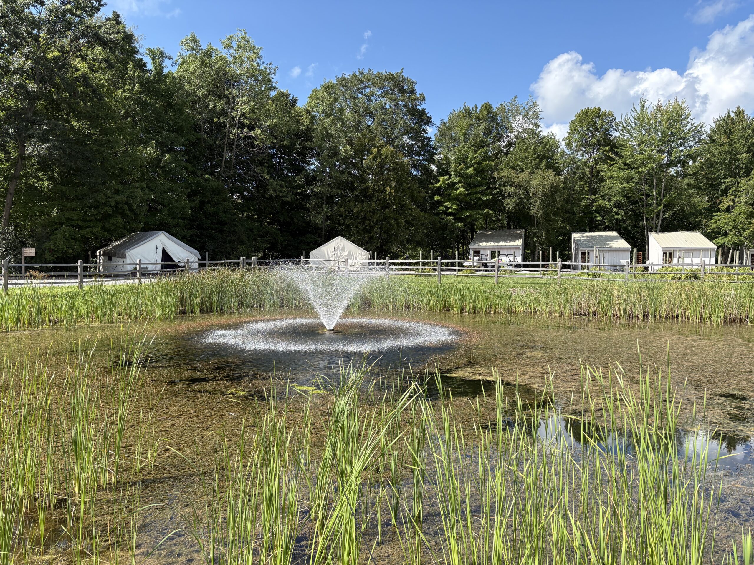 The Fields of Michigan: An Upscale, But Wholesome Glamping Stay Using Hyatt Points 18 Fountains/cabins for Fieldsof Michigan