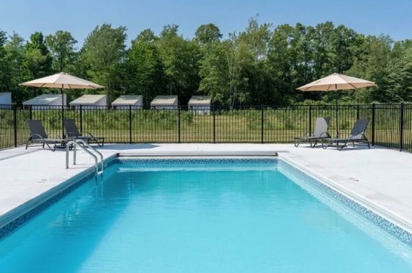 The Fields of Michigan: An Upscale, But Wholesome Glamping Stay Using Hyatt Points 20 The pool at the Fields of Michigan