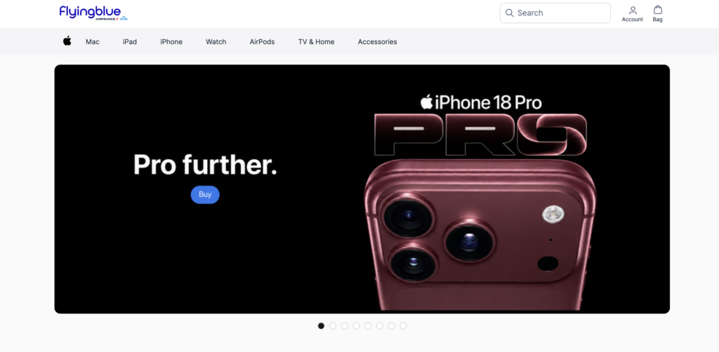 Flying Blue's Apple Homepage