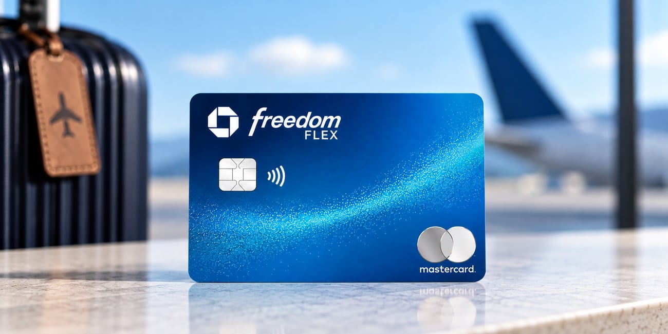 The Extra Mile, Sept. 22: A No-Annual Fee Card Gets Better & So Does Our Favorite Travel Debit Card! 1 chase freedom flex card in front of an airport window