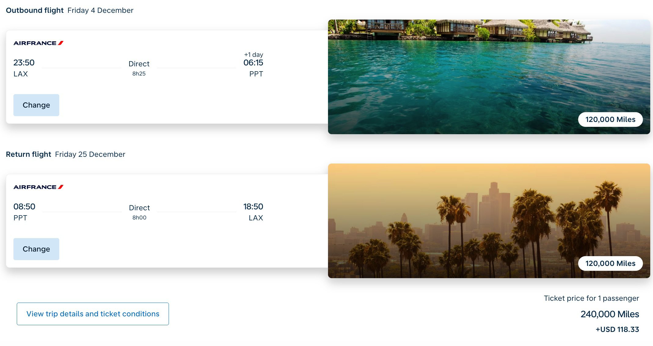 Is This the Best Deal in Award Travel Right Now? Fly Biz Class to Tahiti for 85K Roundtrip 4 Air France Tahiti Roundtrip Flights