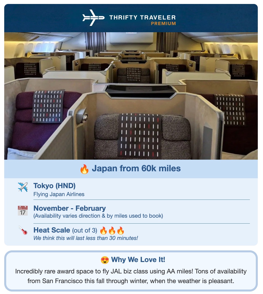 A 5-Star Flight to Tokyo: JAL's New A350 Business Class Suites 42 thrifty traveler premium alert for japan airlines business class