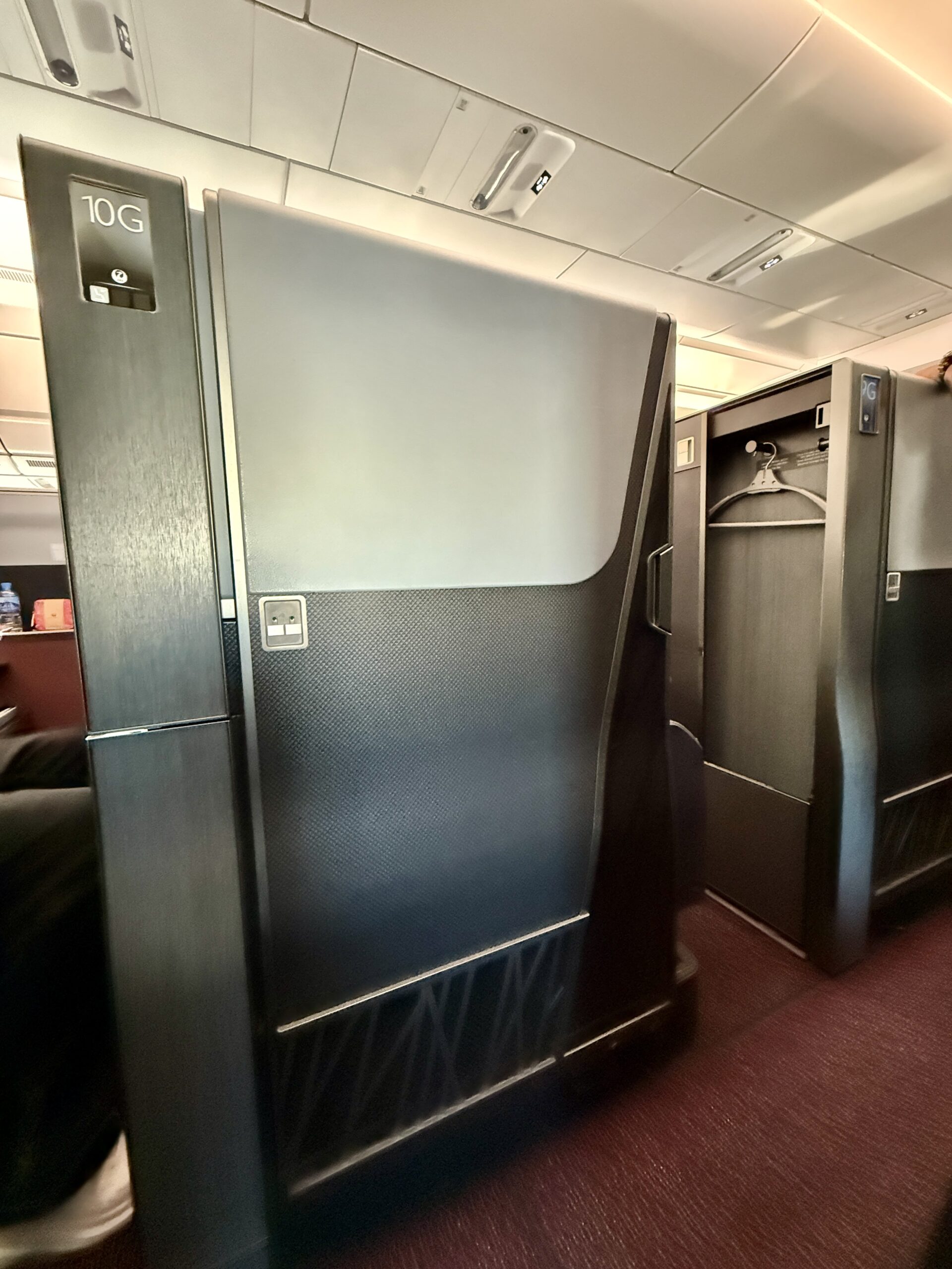 A 5-Star Flight to Tokyo: JAL's New A350 Business Class Suites 64 japan airlines a350 suite showing door
