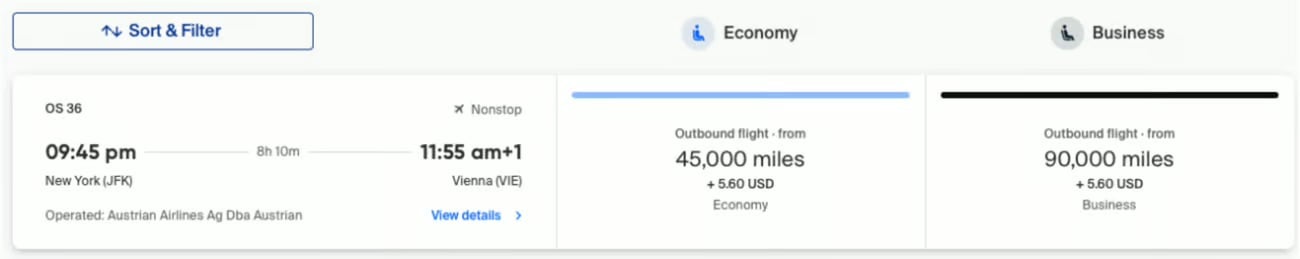 The Extra Mile, Oct. 26: Amex Cracks Down on 'Rewards Maxers' + The New Best Card for Booking Airbnb? 6 Copa award ticket (JFK-VIE).jpeg