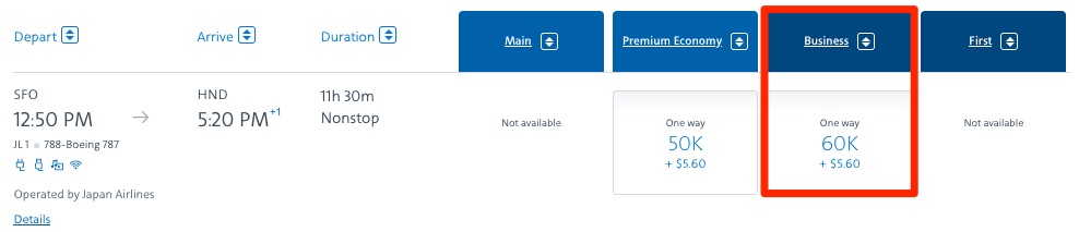 Citi ThankYou Points Are Hard to Earn ... But Seriously Underrated 1 Japan Airlines Biz Class Award for 60K AA Miles