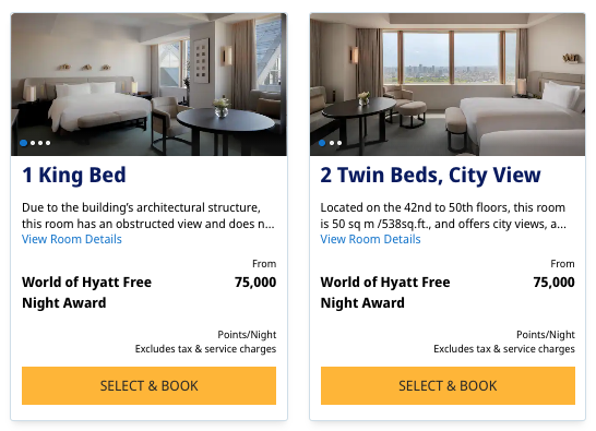 First Chase, Now Bilt: Hyatt Transfers Take Another Hit 1 Park Hyatt Tokyo for 75,000 Hyatt points per night