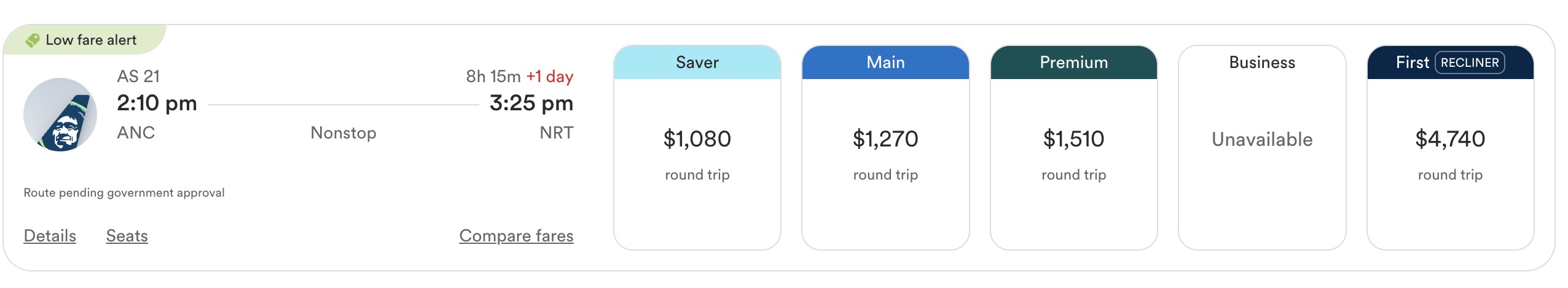 Alaska Launches Anchorage to Tokyo Flights ... on a Single-Aisle 737 MAX 8! 2 Cash fares