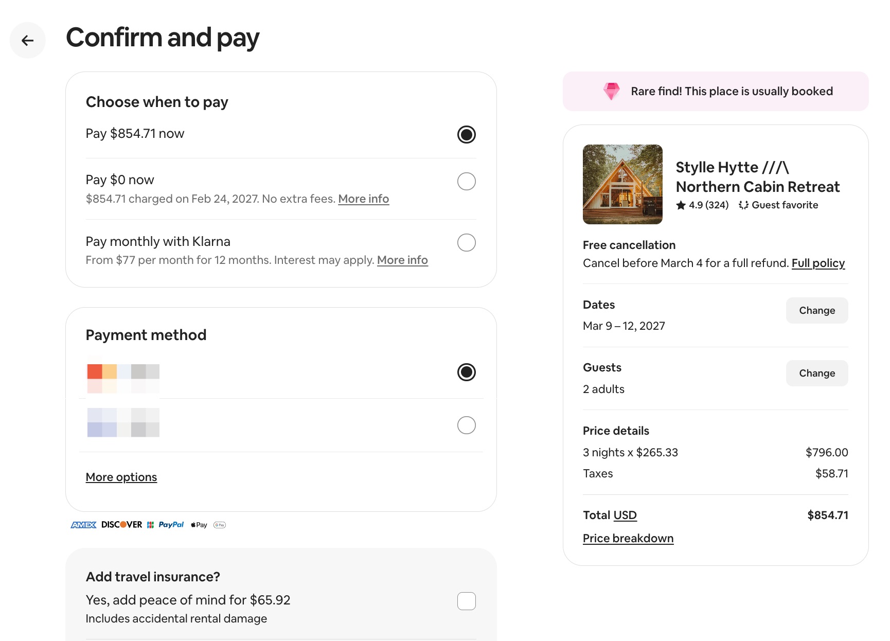 The Upside of Amex Platinum's Changes: Earn 5x on Airbnbs & More Credits 2 airbnb confirmation page with prices