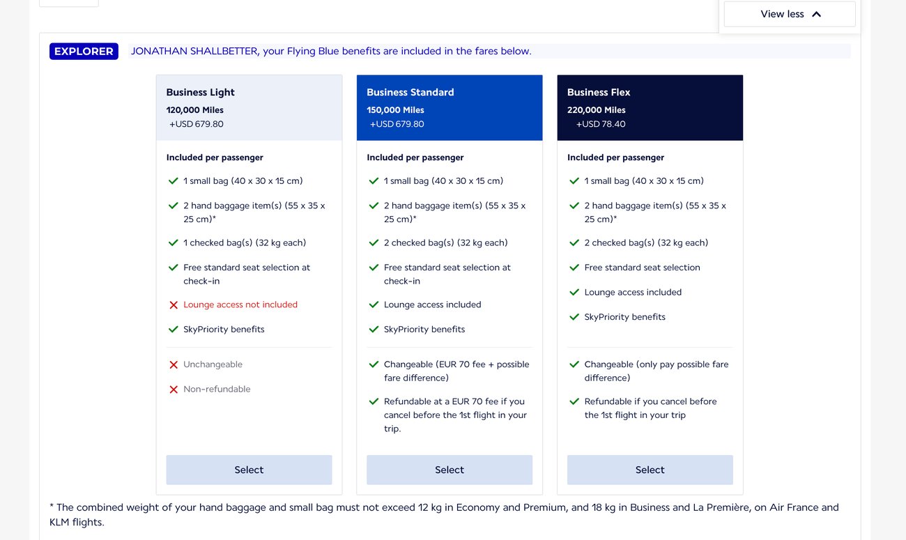 The Extra Mile, Oct. 1: More Hyatt Pain, Earn 7x on Dining & More! 7 air france fare options