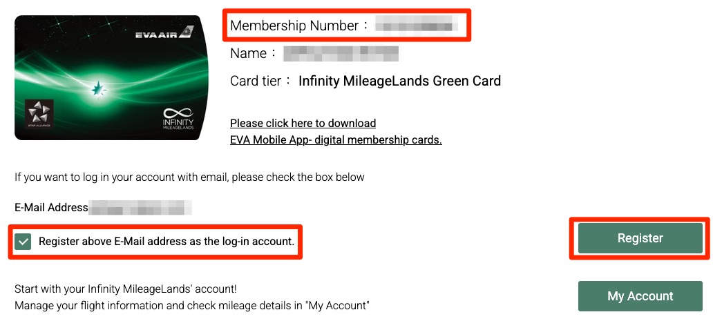 How to Book Flights with EVA Air Miles ... & Save Big on Lie-Flat Seats to Asia 3 EVA air mileage registration number